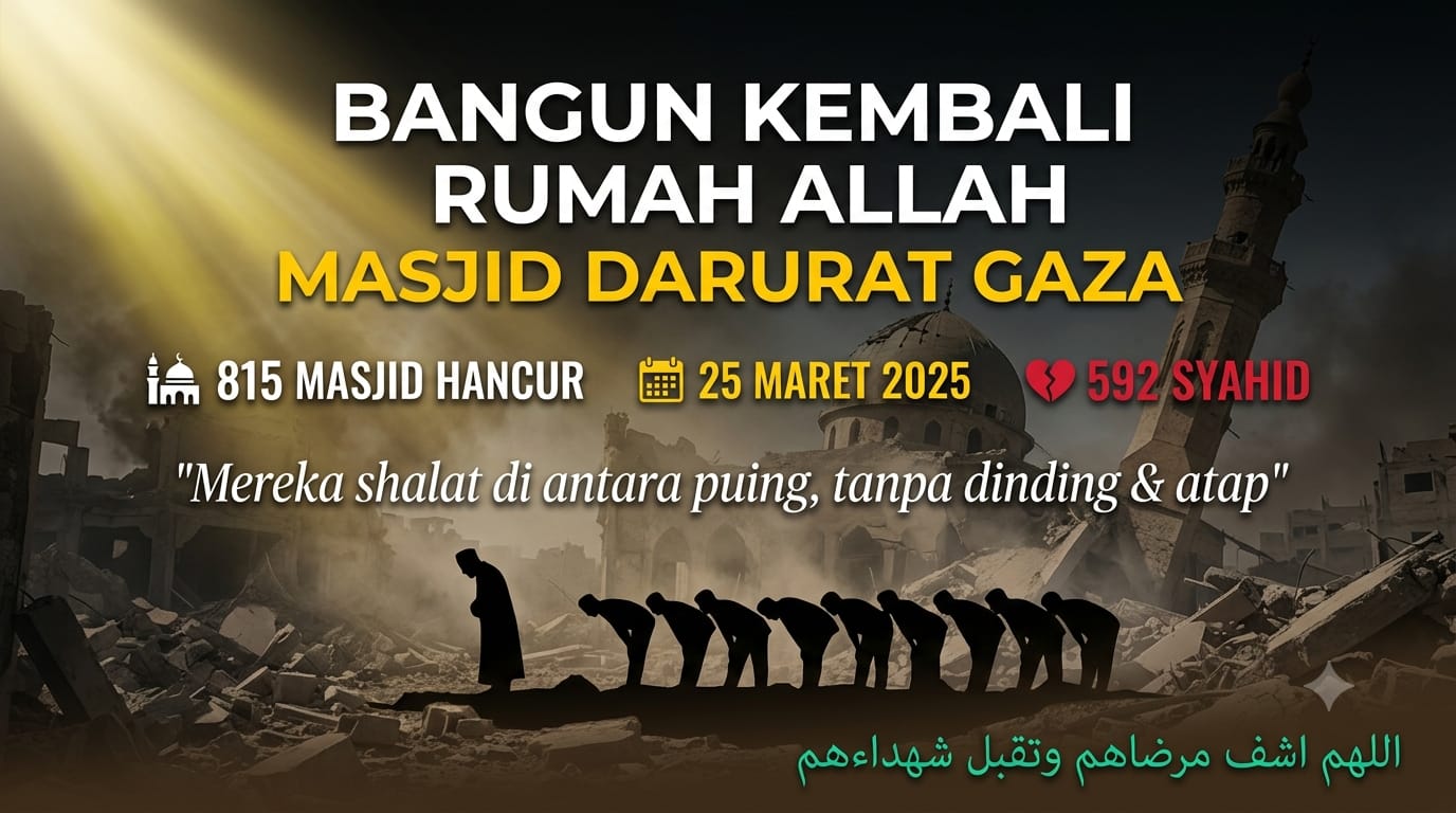 Gaza Tanpa Masjid, Dimana Mereka Bersujud?